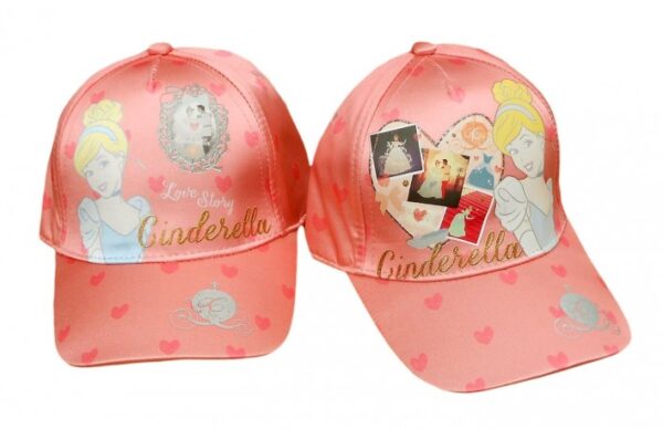 Kšiltovka se srdíčky Popelka / Cinderella
