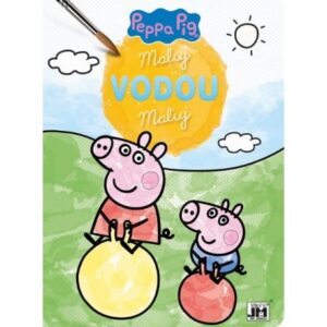 Omalovánky A4 Maluj vodou Prasátko Peppa a kamarádi / Peppa Pig