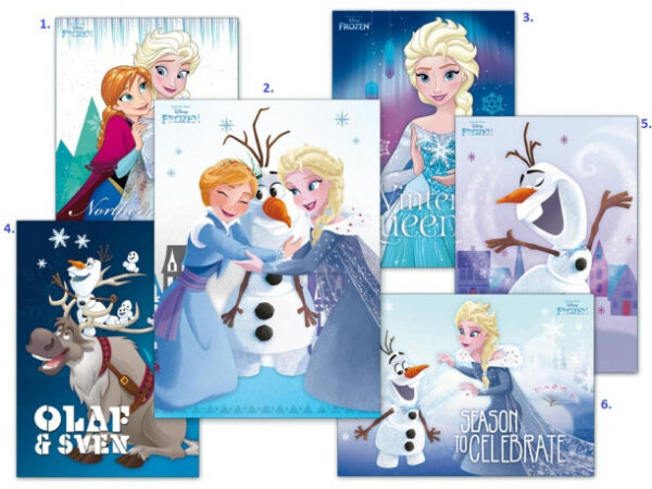 Pohlednice Frozen / Ledové Království