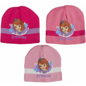 Růžová čepice Sofia  the First / Sofia První velikost 52 / 54 cm