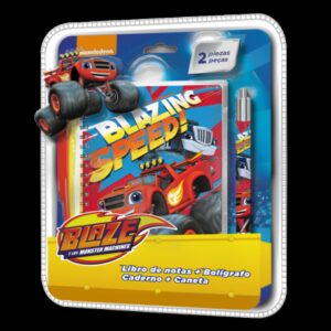 Školní pomůcky / Notes A Kuličkové Pero / Propiska Blaze And The Monster Machines / Plamínek A Čtyřkoláci