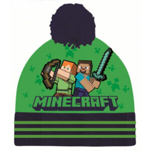 ZIMNÍ ČEPICE S BAMBULÍ / MINECRAFT
